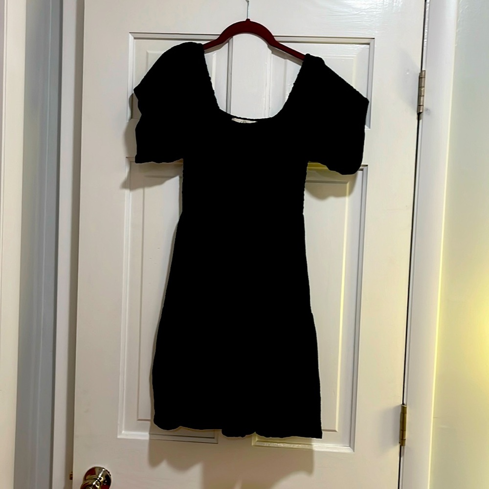 Sotela 100% Cotton Black Dress